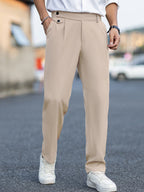 Pantalon décontracté coupe droite pour homme – toutes saisons