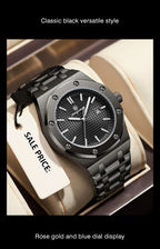 Montre à Quartz Pour Homme En Acier Inoxydable Avec Affichage De La Date