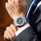 Montre à Quartz Pour Homme En Acier Inoxydable Avec Affichage De La Date