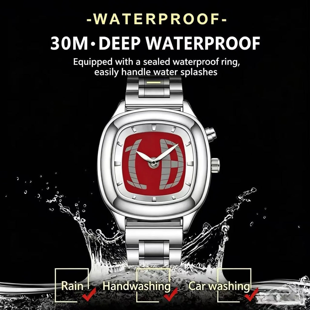 2026 Fashionable Creative Men's Watch Y2k Ins Style Pointer Digital Dual Display Luminous Men Quartz Watch Relojes Para Hombres