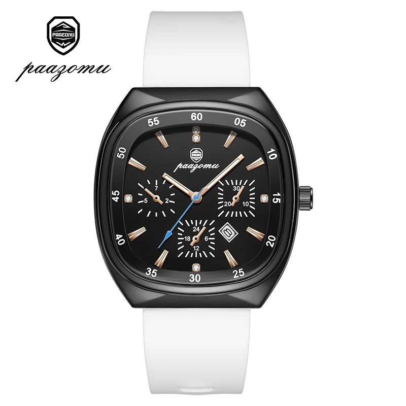 PAAZOMU Casual Sport Men Watch Top Brand Luxury  Quartz Watches For Men Waterproof Luminous Auto Date Male Watch Reloj Hombre