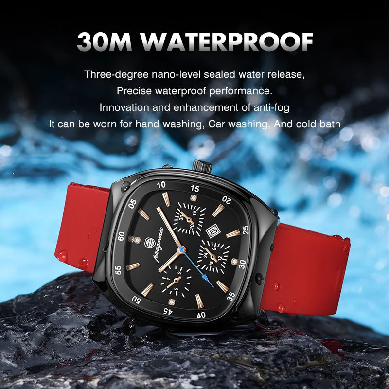 PAAZOMU Casual Sport Men Watch Top Brand Luxury  Quartz Watches For Men Waterproof Luminous Auto Date Male Watch Reloj Hombre