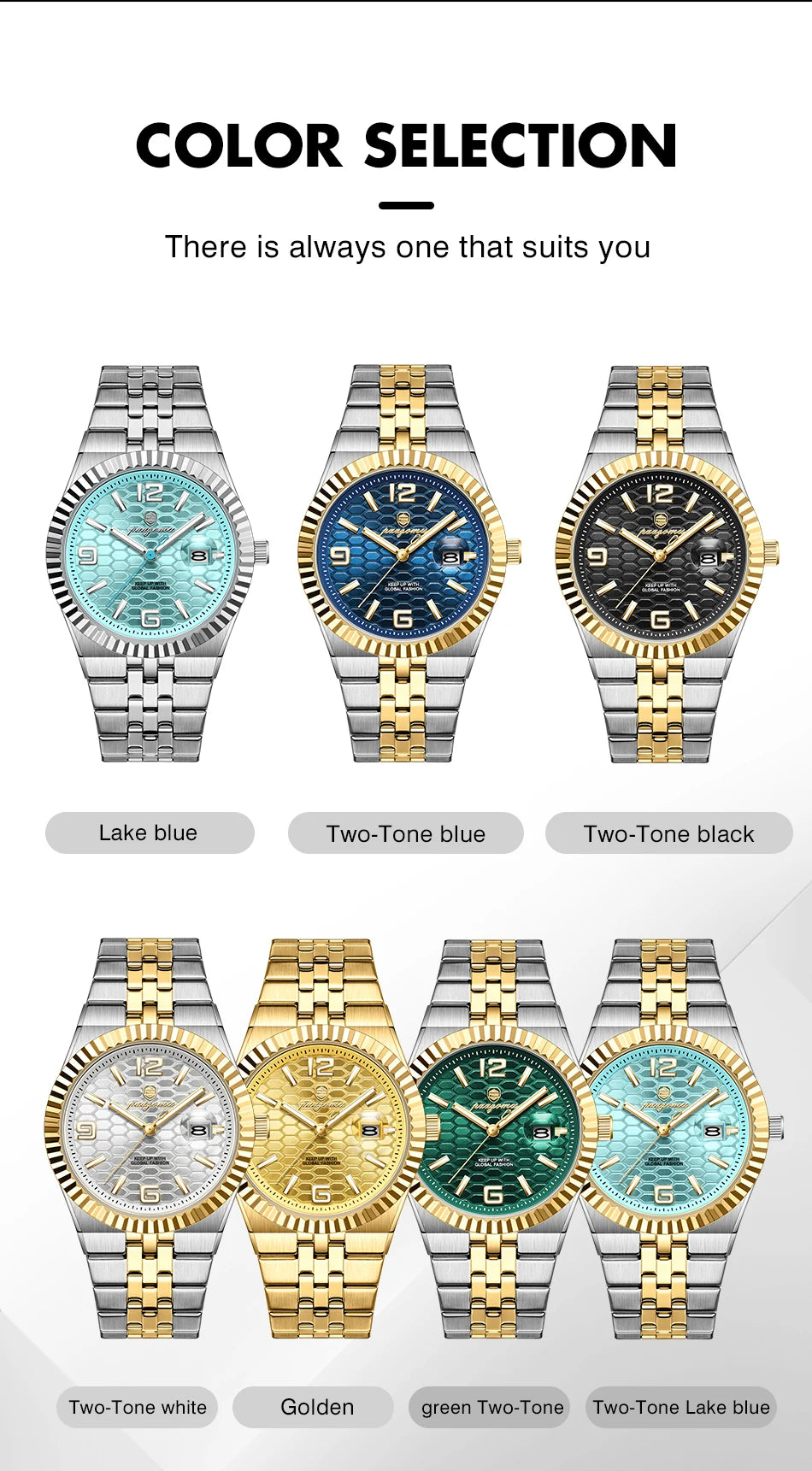 PAAZOMU Leisure Simplicity Men's Watch Roman Scale Minimalist Men's Famous Watch Night Glow Waterproof Trendy Wristwatch For Men