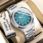 Montre à quartz pour hommes à cadran carré – Étanche et lumineuse