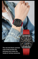 Montre Sport Homme à Quartz avec Affichage de la Date Lumineux