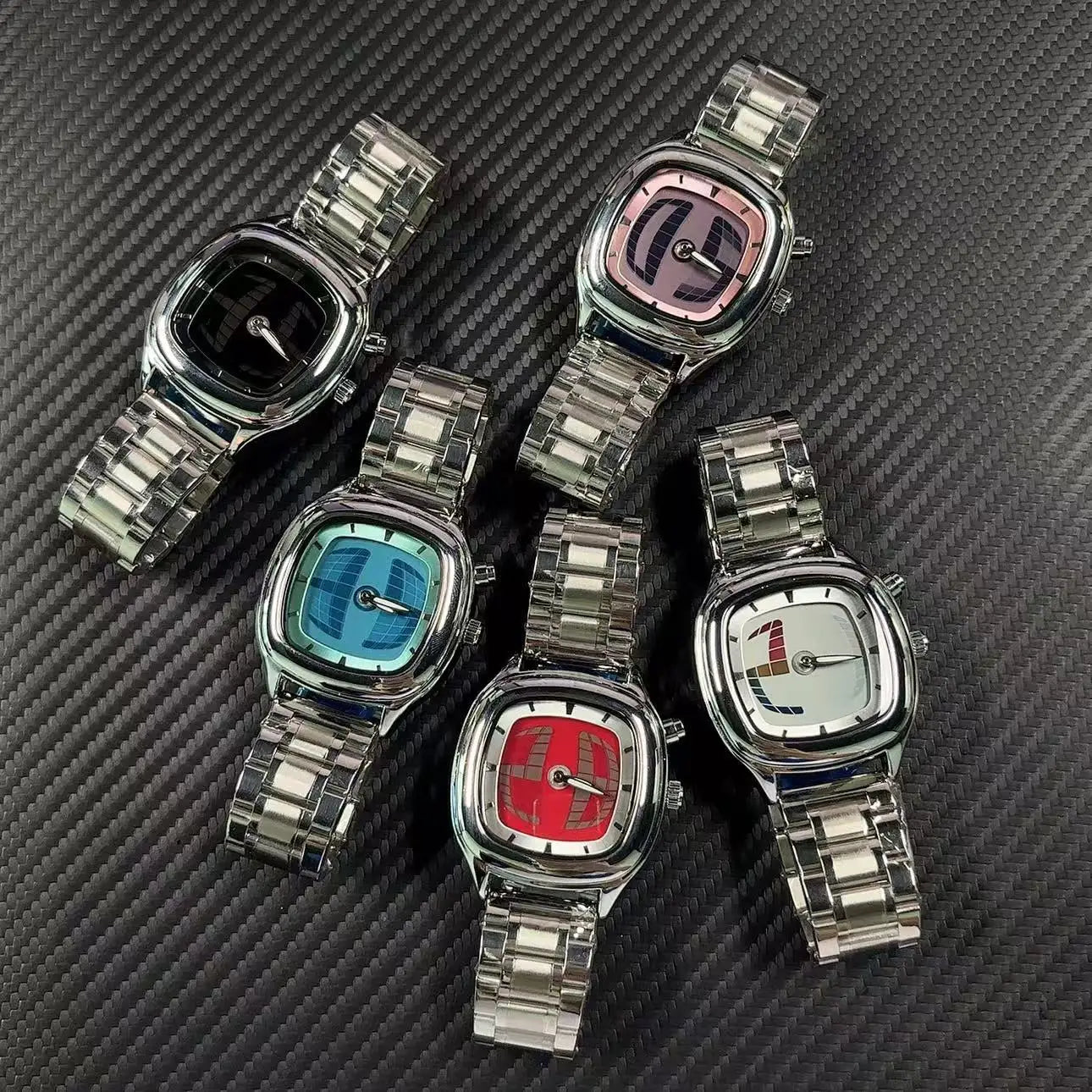 2026 Fashionable Creative Men's Watch Y2k Ins Style Pointer Digital Dual Display Luminous Men Quartz Watch Relojes Para Hombres