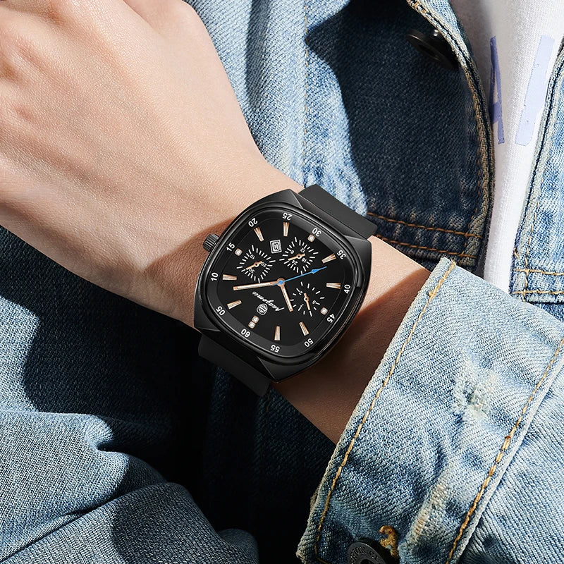 PAAZOMU Casual Sport Men Watch Top Brand Luxury  Quartz Watches For Men Waterproof Luminous Auto Date Male Watch Reloj Hombre
