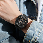 Montre Sport Homme à Quartz avec Affichage de la Date Lumineux