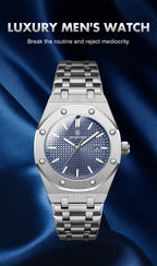 Montre à Quartz Pour Homme En Acier Inoxydable Avec Affichage De La Date