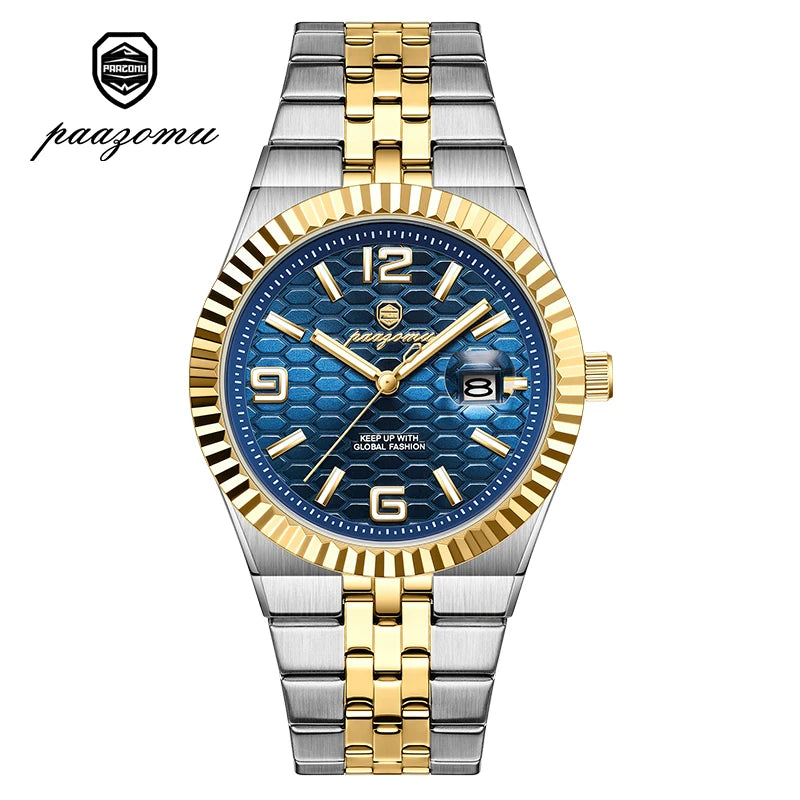 Montre Minimaliste pour Homme à Chiffres Romains – Lumineuse & Étanche 3 ATM