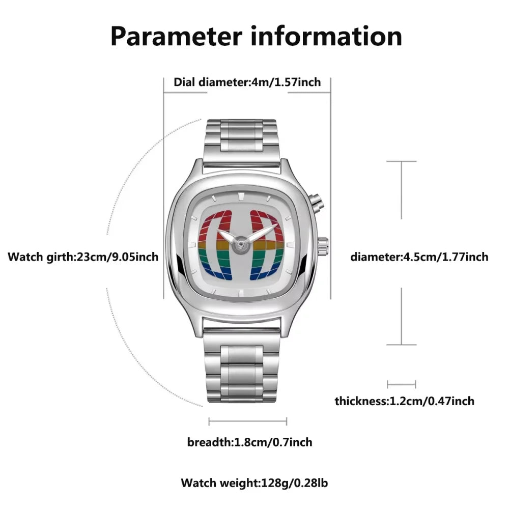 2026 Fashionable Creative Men's Watch Y2k Ins Style Pointer Digital Dual Display Luminous Men Quartz Watch Relojes Para Hombres