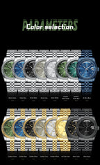 Montre à Quartz Homme en Acier Inoxydable – Étanche & Date