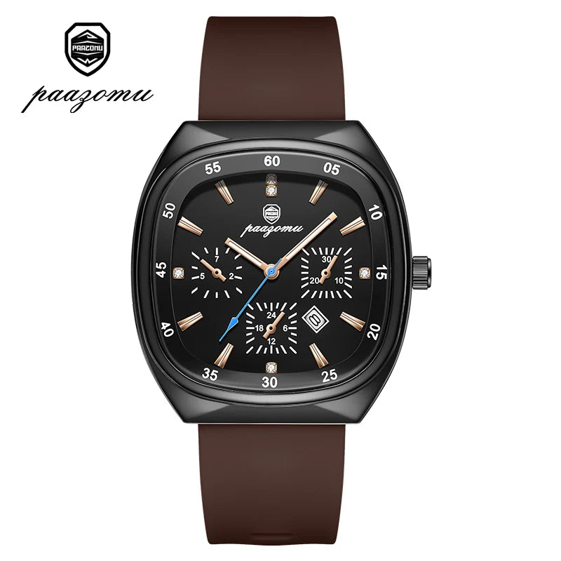 Montre Sport Homme à Quartz avec Affichage de la Date Lumineux