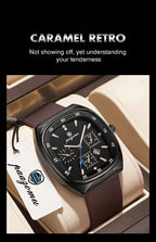 Montre Sport Homme à Quartz avec Affichage de la Date Lumineux