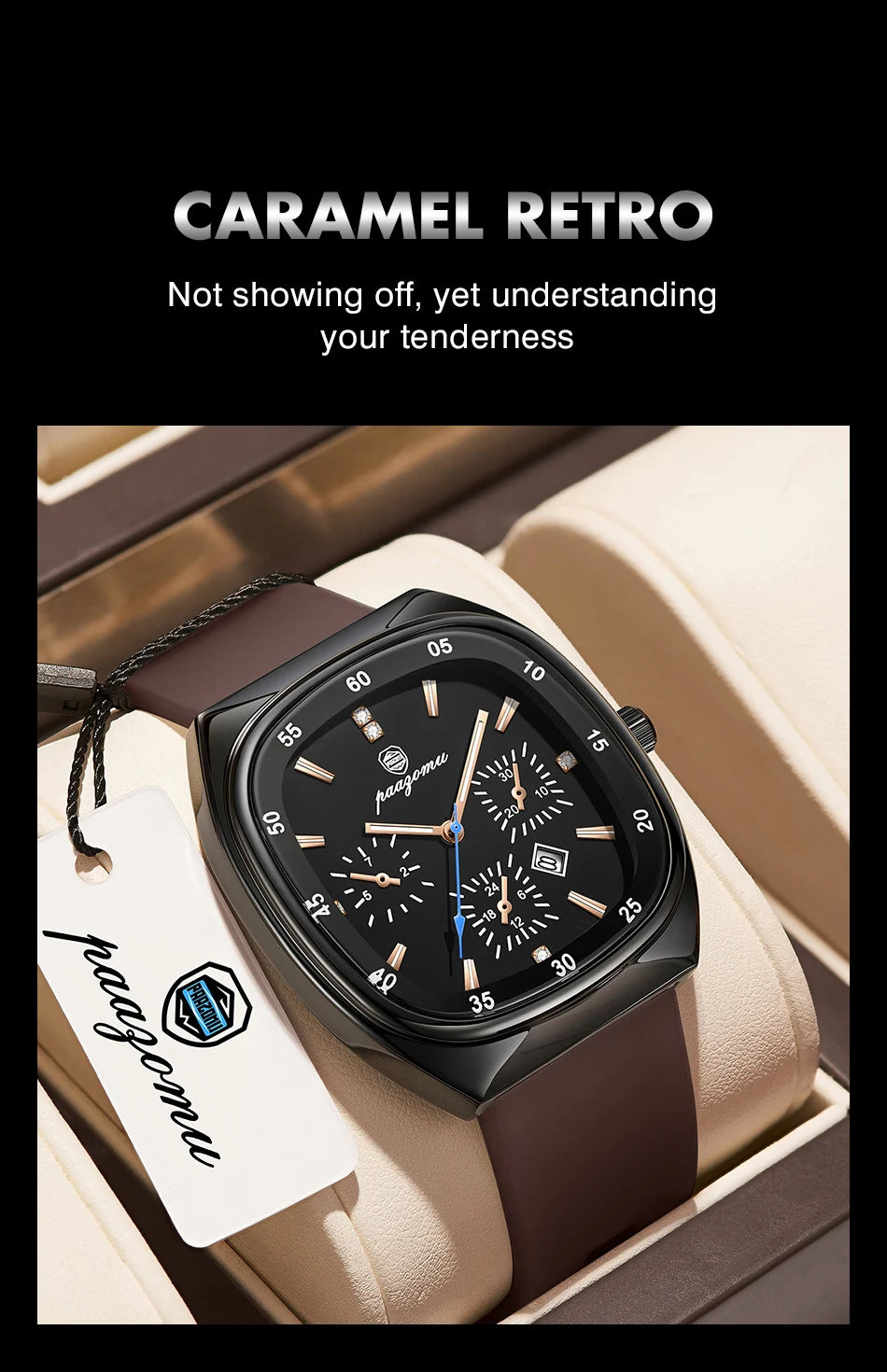 PAAZOMU Casual Sport Men Watch Top Brand Luxury  Quartz Watches For Men Waterproof Luminous Auto Date Male Watch Reloj Hombre
