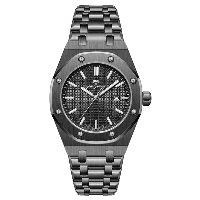 Montre à Quartz Pour Homme En Acier Inoxydable Avec Affichage De La Date