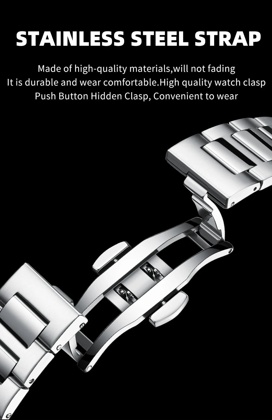 PAAZOMU Trend Men's Watches Classic Fashion Original Quartz Watch for Man Square Dial Waterproof Luminous Date Wristwatch Reloj