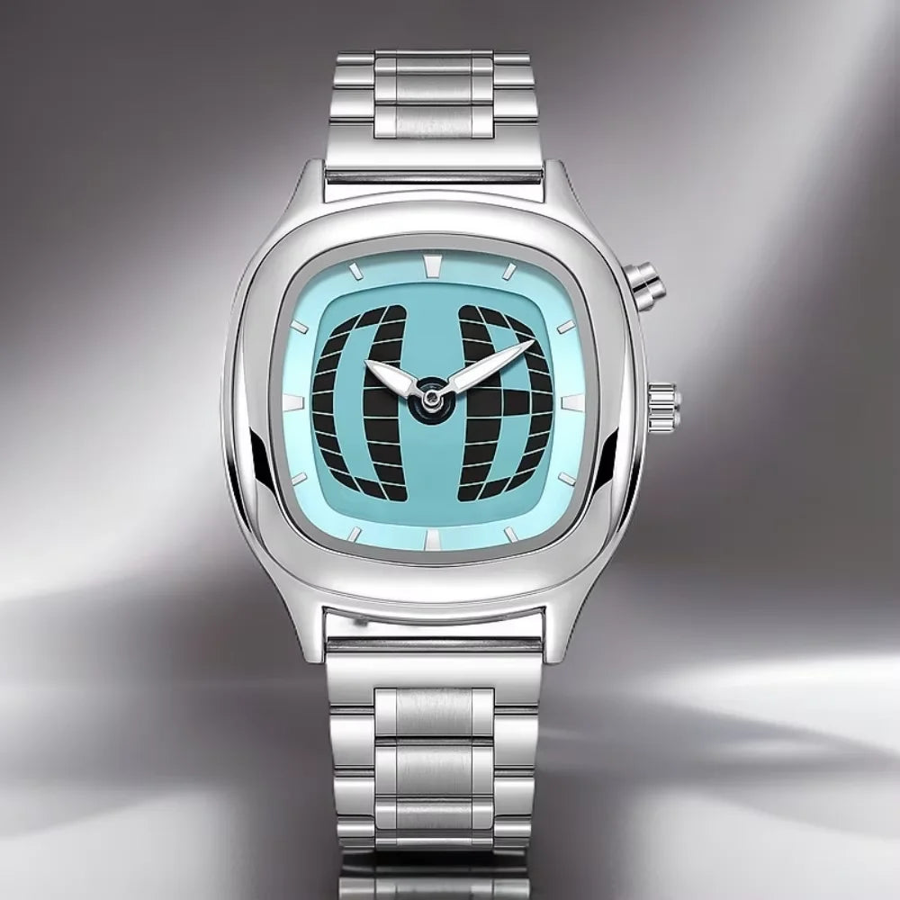 2026 Fashionable Creative Men's Watch Y2k Ins Style Pointer Digital Dual Display Luminous Men Quartz Watch Relojes Para Hombres