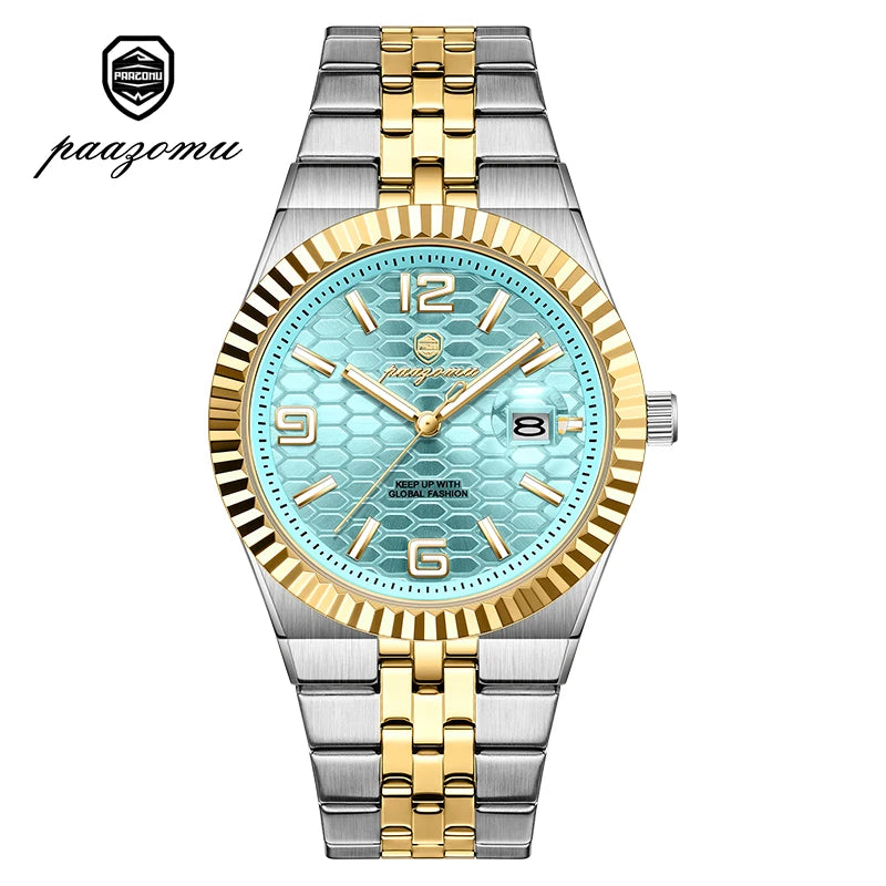 Montre Minimaliste pour Homme à Chiffres Romains – Lumineuse & Étanche 3 ATM