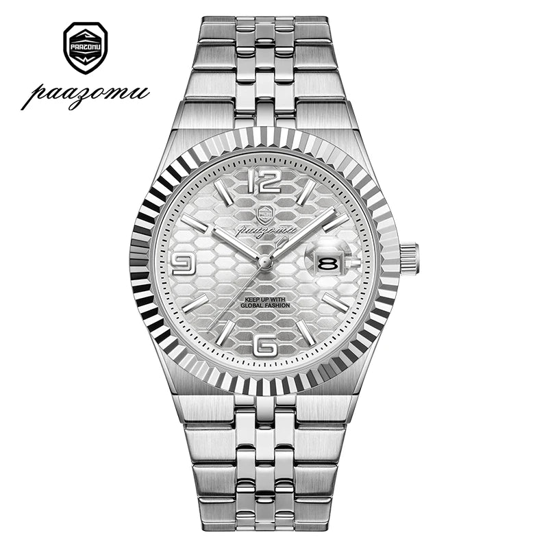 Montre Minimaliste pour Homme à Chiffres Romains – Lumineuse & Étanche 3 ATM