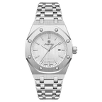 Montre à Quartz Pour Homme En Acier Inoxydable Avec Affichage De La Date